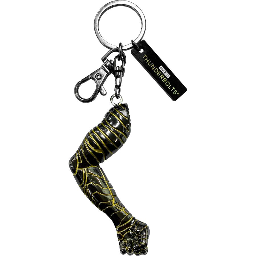 Thunderbolts Bucky Arm Keychain Winter Soldier Metal Keyring Thunderbolts Bucky Arm Keychain Winter Soldier Metal Keyring