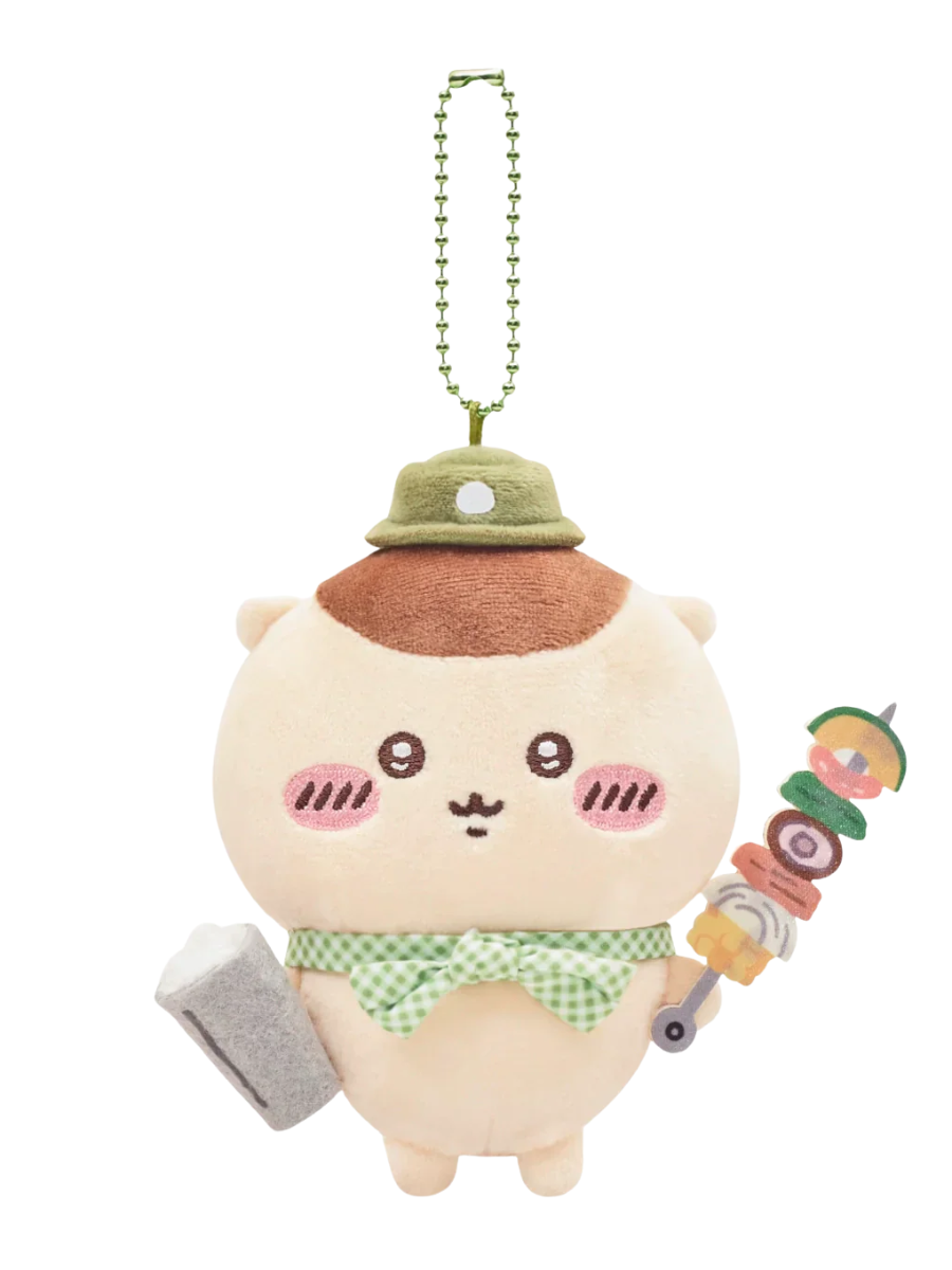 Chiikawa Pocket Picnic Style Kurimanju Mascot Plush Keychain