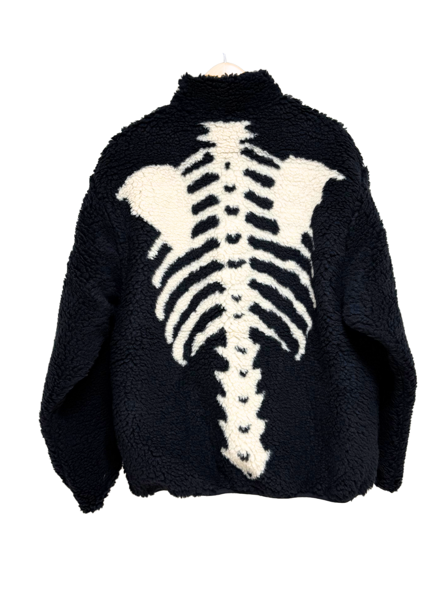 KAPITAL BONE pattern boa fleece reversible blouson Jacket – HARUYAMA