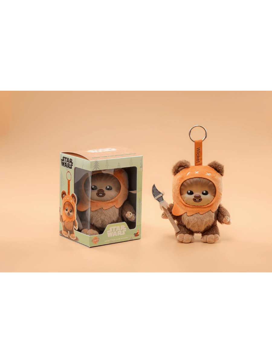 Hot Toys Cosbi Star Wars Wicket Ewok Plush Keychain – HARUYAMA Hot Toys Cosbi Star Wars Wicket Ewok Plush Keychain – HARUYAMA