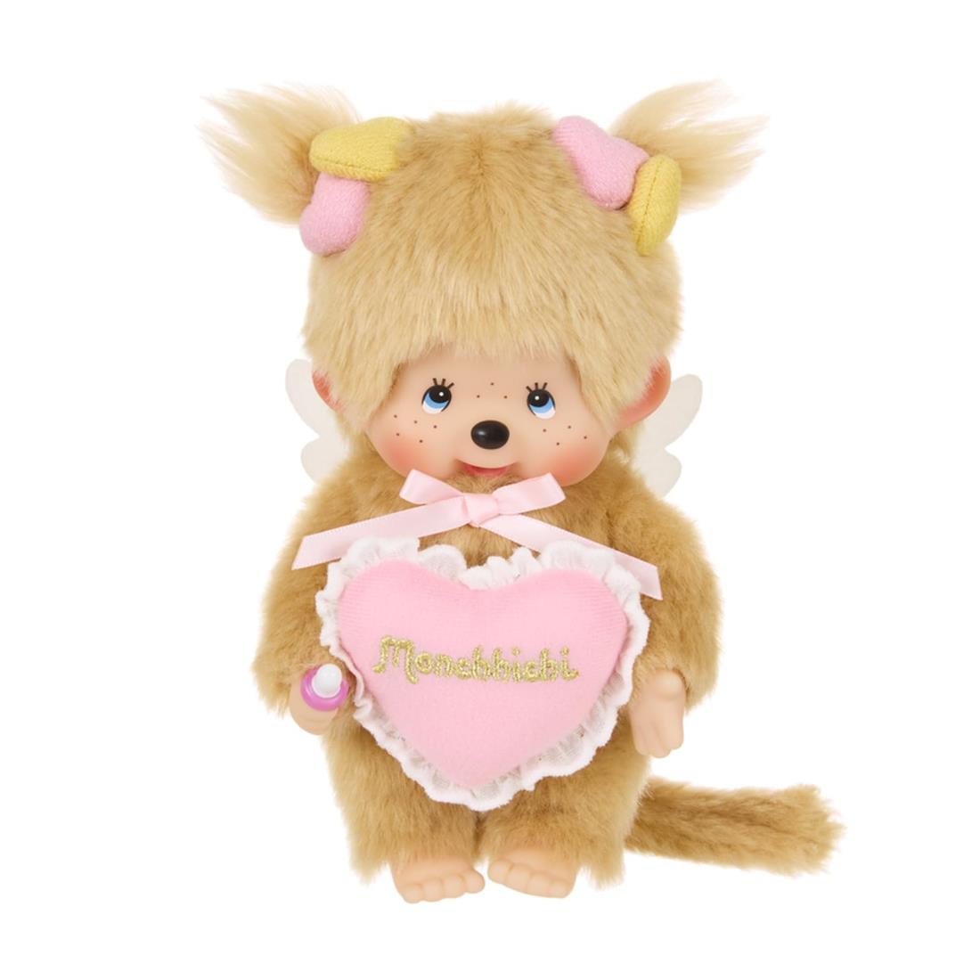 エンジェル モンチッチ 天使 ホワイト S mcc Sekiguchi Monchhichi Love Happy Angel Girl Plush S Size 50th
