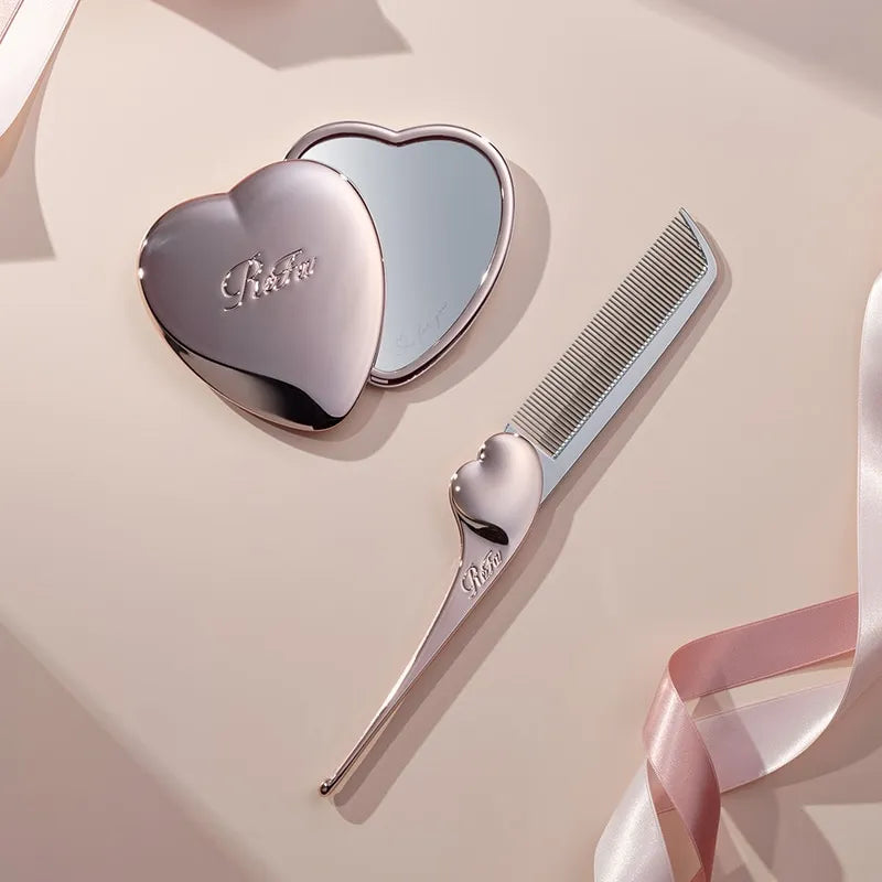 ReFa HEART MIRROR & Comb Set – HARUYAMA