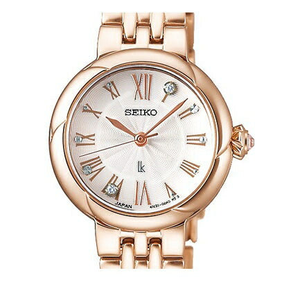 Seiko LUKIA Grow SSWA008 Quartz Pink Gold Dial Watch