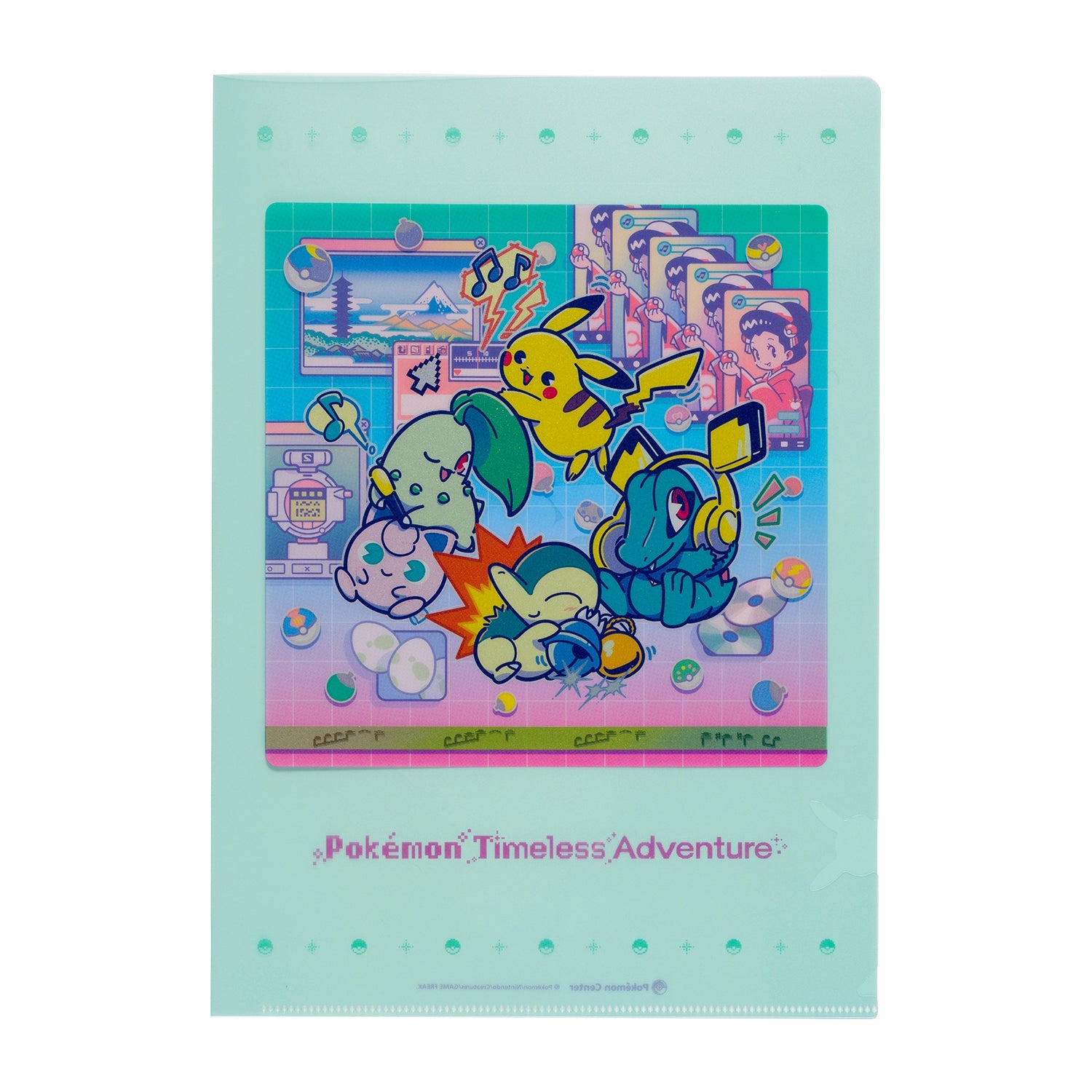 Pokemon Timeless Adventure Johto A4 Clear File Folder – HARUYAMA