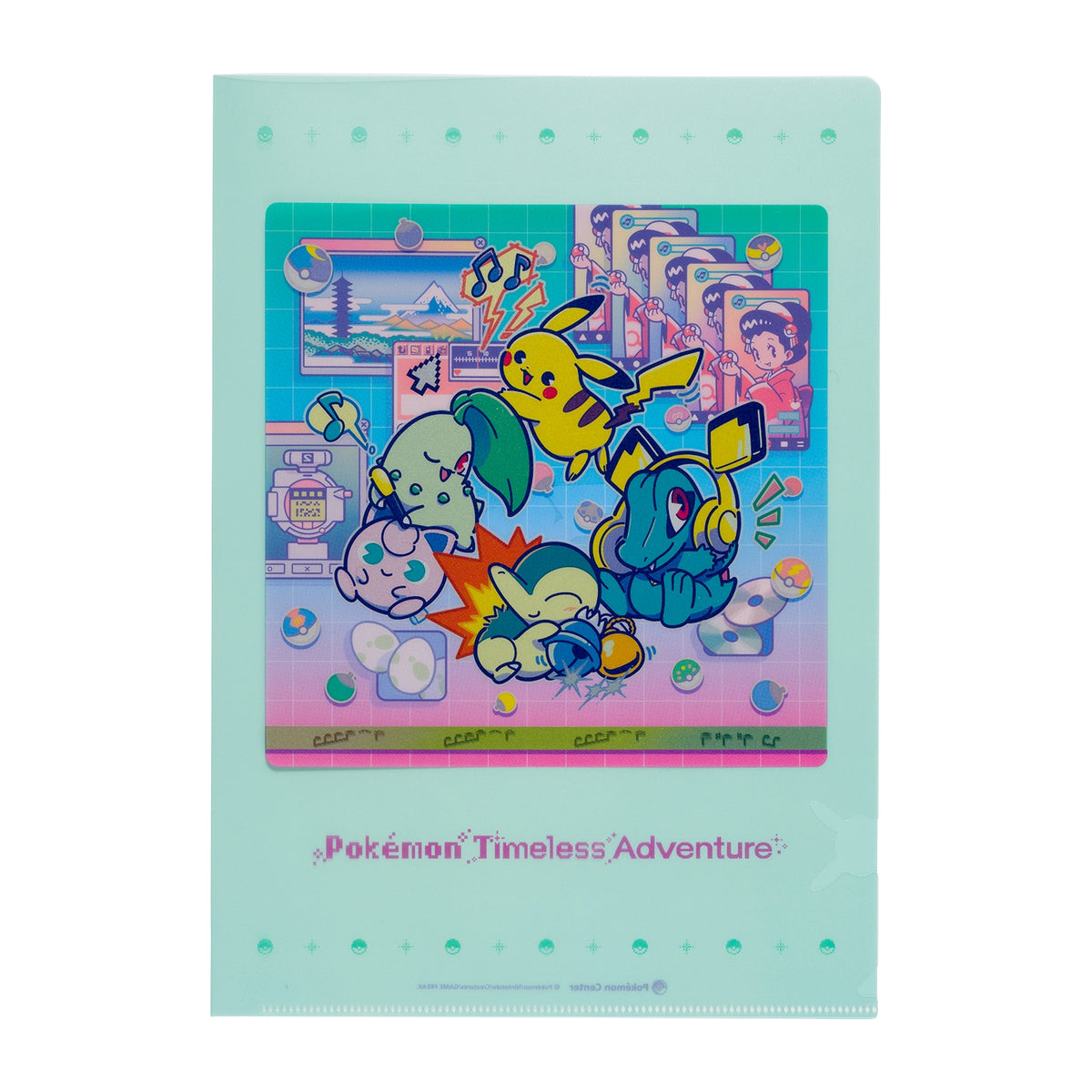 Pokemon Timeless Adventure Johto A4 Clear File Folder – HARUYAMA