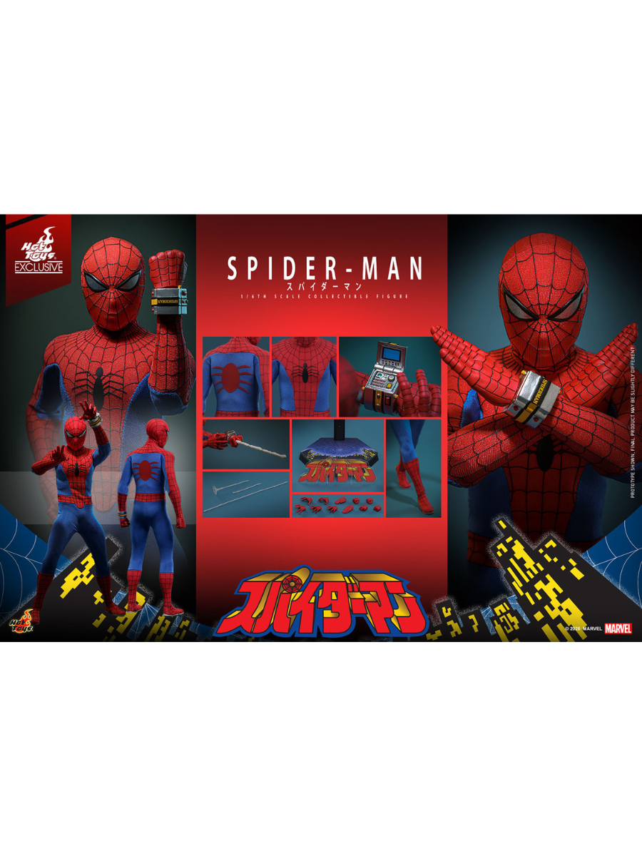 Hot Toys TV Masterpiece 1/6 Scale Spider Man Figure Japanese TV Seri