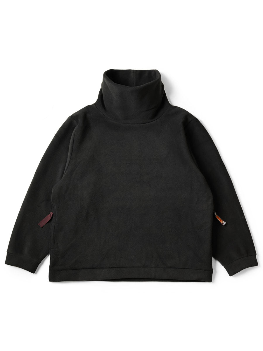 KAPITAL　スウェット　背中開いています　長袖 Kapital Reverse Fleece Big High Neck Sweatshirt sweater – HARUYAMA