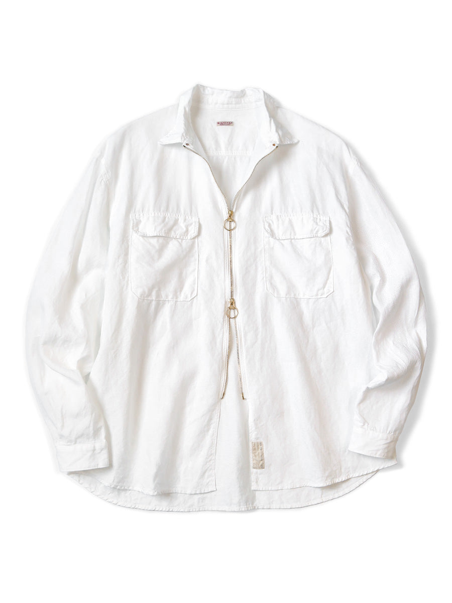 Kapital linen drizzler work shirt (long sleeve) – HARUYAMA