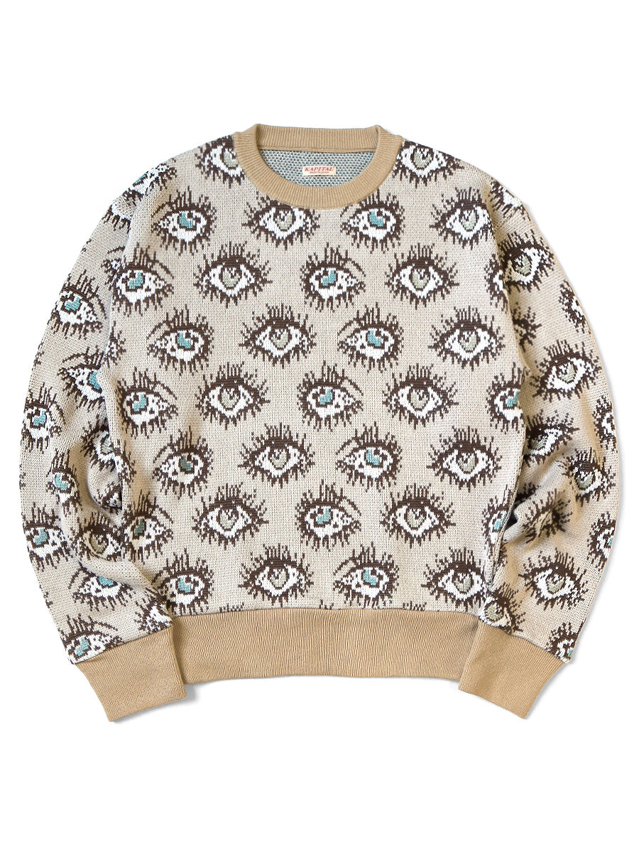 Kapital 8G jacquard knit SPEAKEASY pattern vintage sweater – HARUYAMA
