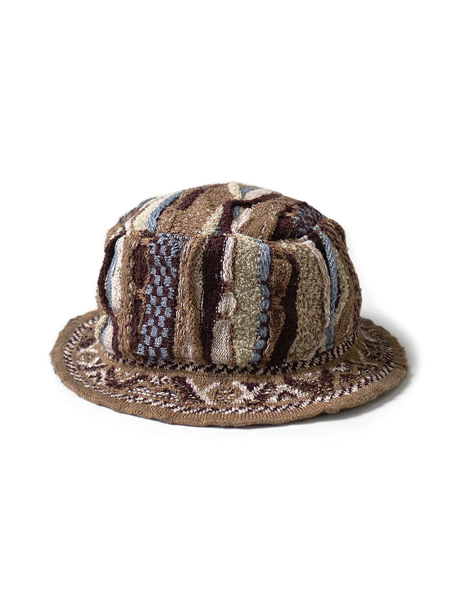 ［KAPITAL］7G Knit Gaudy Bucket Hat Kapital 7G Knit GAUDY Bucket HAT Cap – HARUYAMA