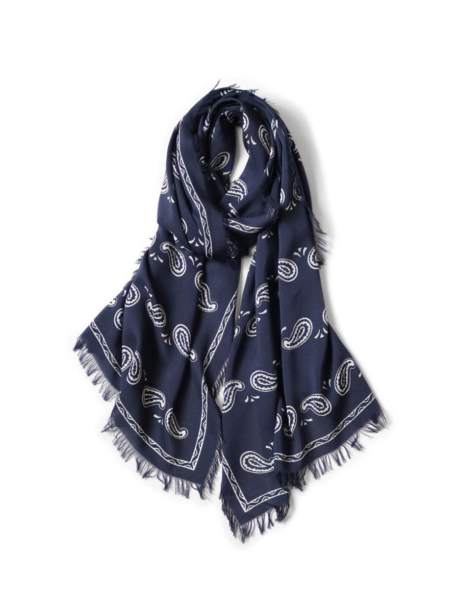 Kapital Rayon Fringe Stole (Pecos Paisley) muffler – HARUYAMA