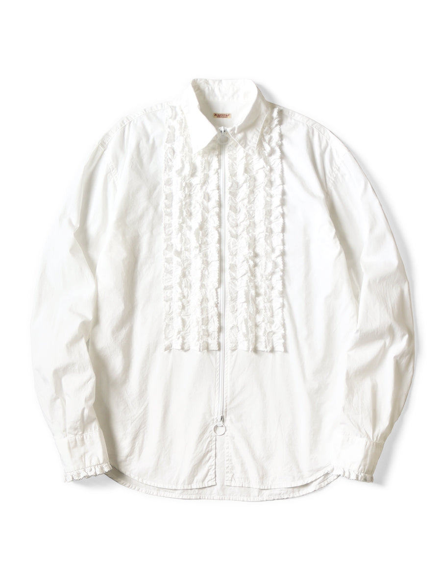Kapital broad zipper frill shirt long sleeve – HARUYAMA