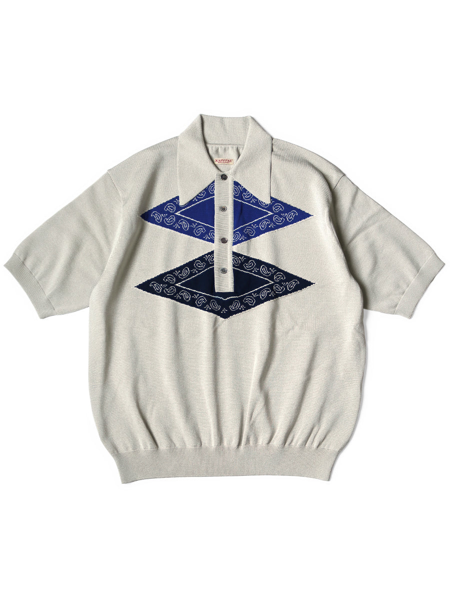 Kapital 14G Cotton Tomahawk Paisley Carol Polo – HARUYAMA