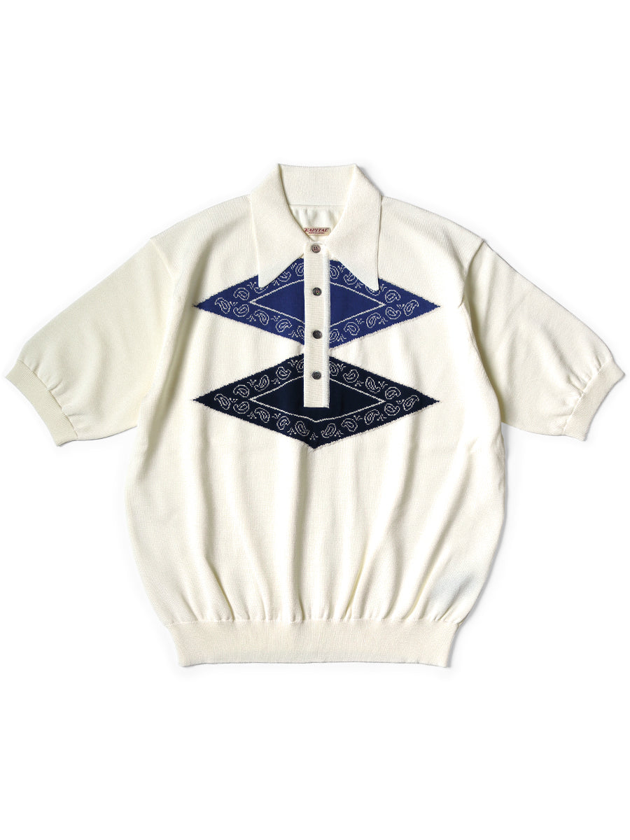 Kapital 14G Cotton Tomahawk Paisley Carol Polo – HARUYAMA