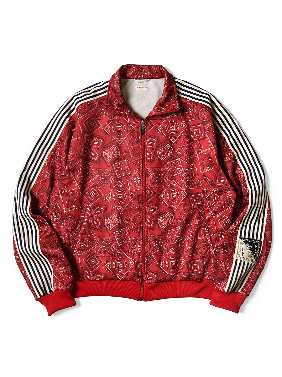 Kapital smooth jersey COOKIE bandana track jacket – HARUYAMA