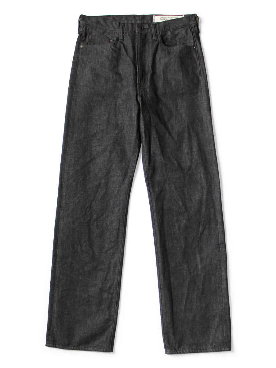 Kapital 14oz Black Denim 5P Monkey TH (Zip) Pants – HARUYAMA