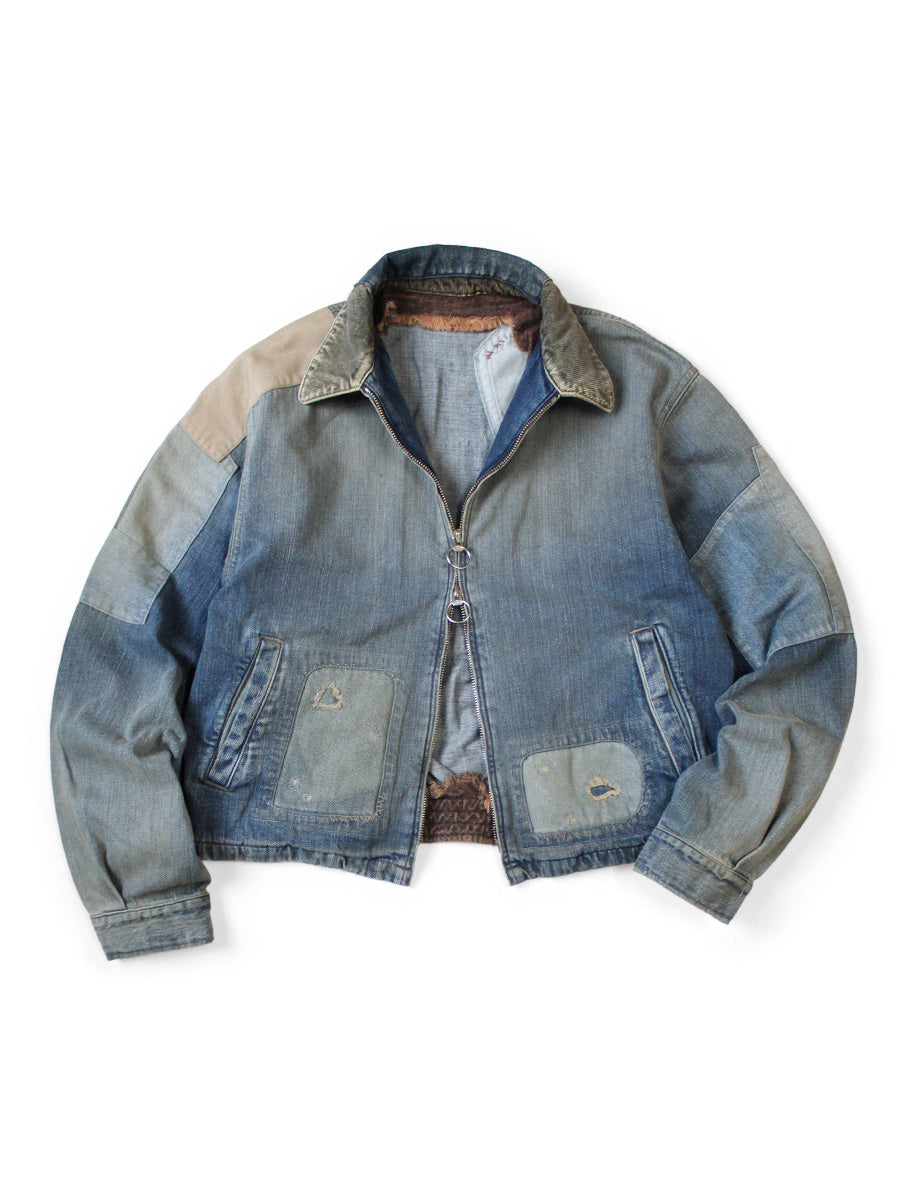KAPITAL デニムラップキュロット Kapital 12oz Denim Drizzler Jacket (GOLD RUSH Remake) – HARUYAMA