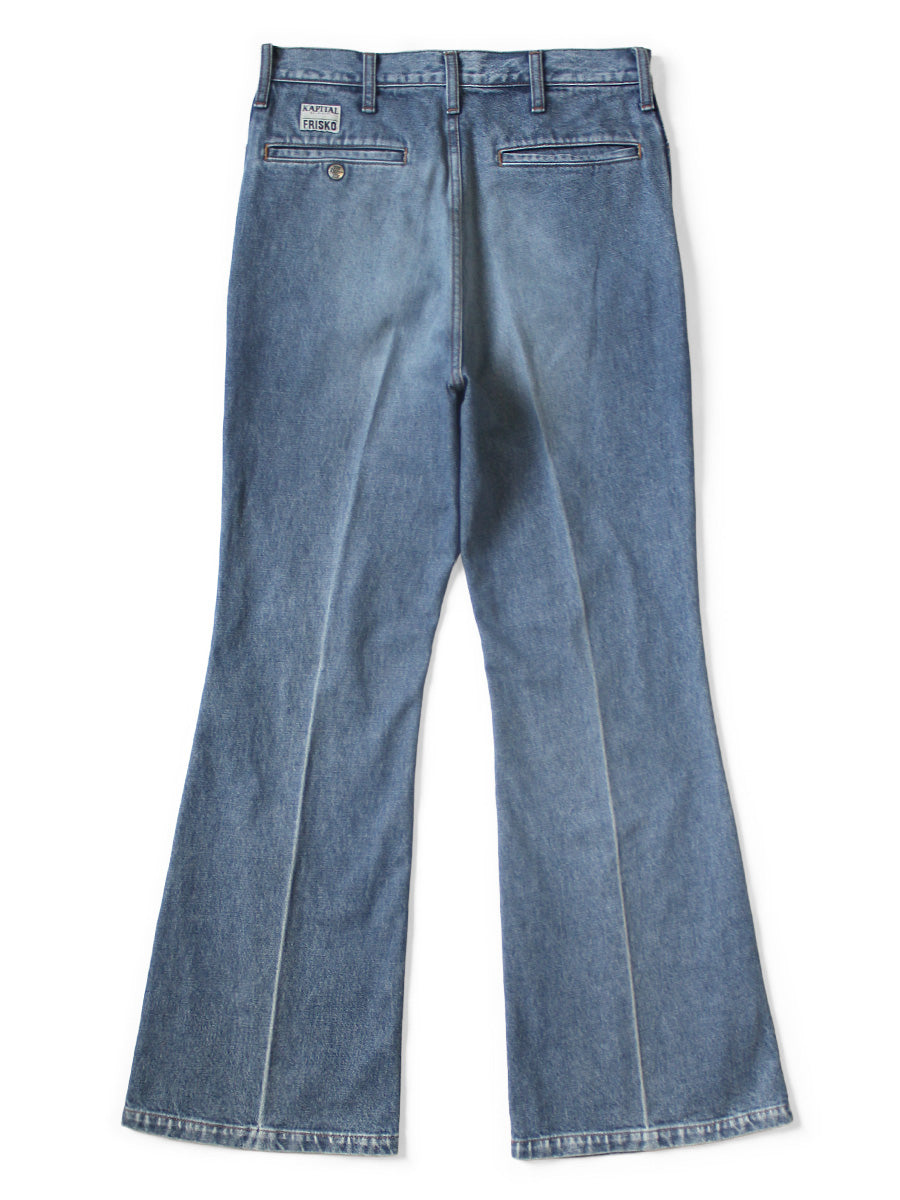 Kapital 14oz Denim Pants 5P Frisco Flare (Center Pleat) – HARUYAMA