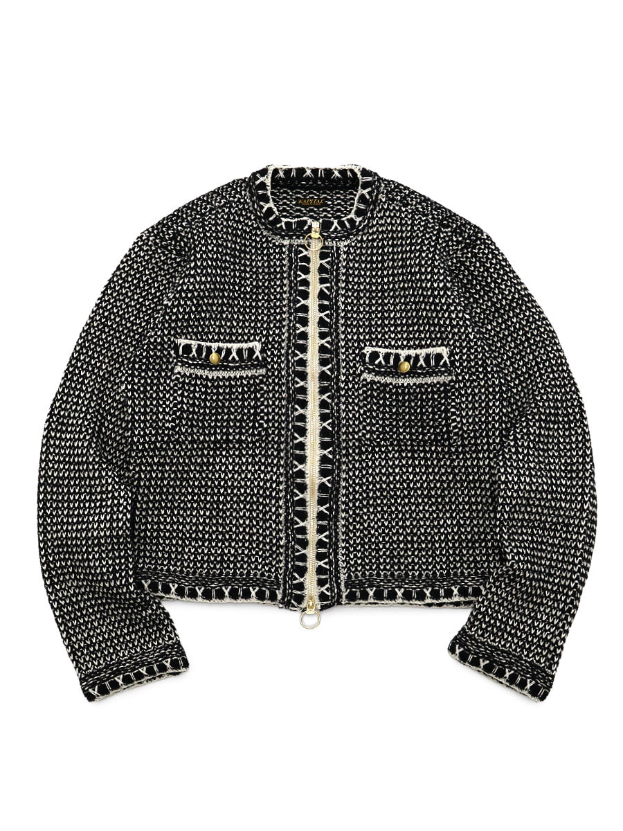 Kapital 5G Knit Zip Cabaret Cardigan Knit Sweater women – HARUYAMA