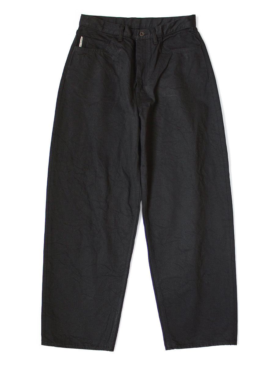 Kapital 14oz Black x Black Denim Club Baggy 5-Pocket Pants – HARUYAMA