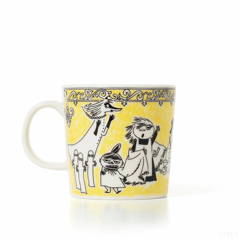 miwa ito ミワイトウ ガラス　moomoo cup 新品未使用　本物保証 ARABIA Moomin Opera Mug 0.3L 25th Anniversary Scope Japan Limited