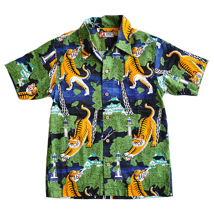 SAMURAI JEANS SSA20-OSK Osaka Pattern Cotton Hawaiian Shirt – HARUYAMA