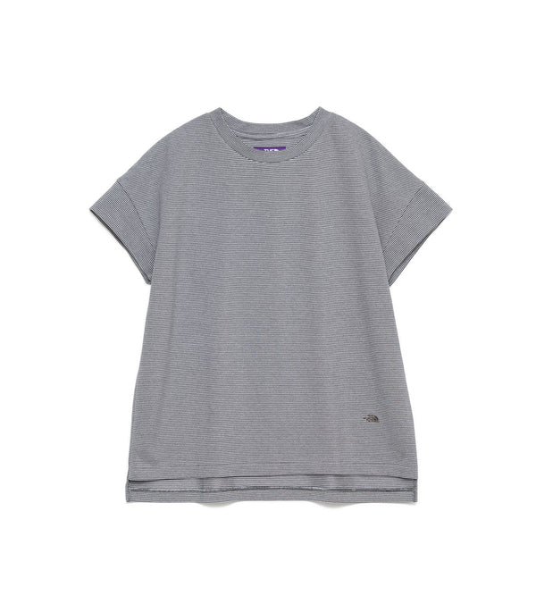 The North Face Purple Label Moss Stitch Field Cropped Sleeve Tee women