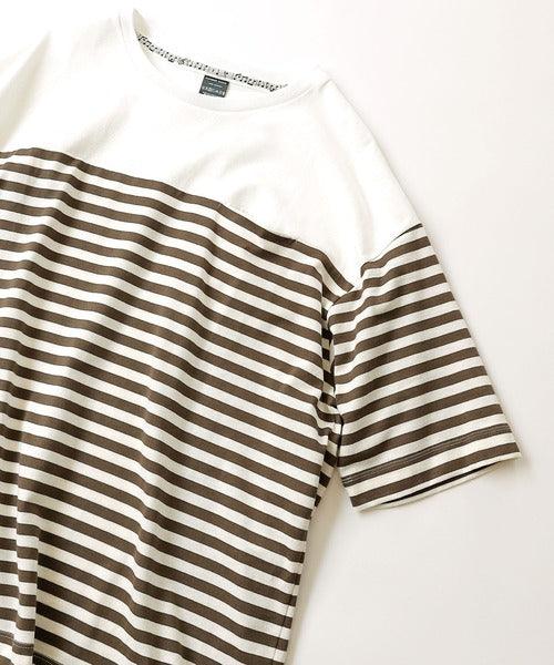 Number Nine PANEL STRIPED OVER T-SHIRT_S22NT006