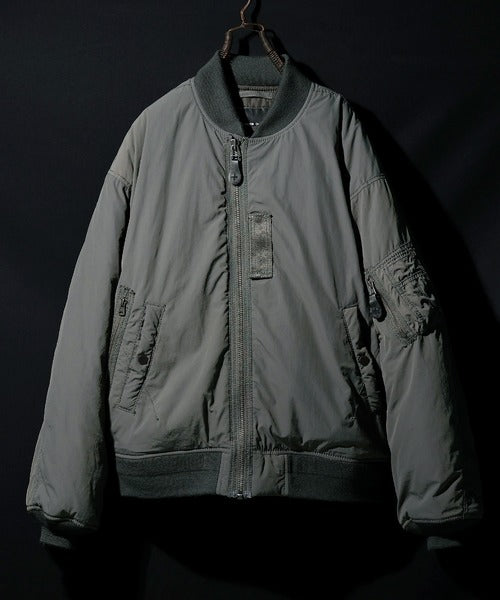 Number Nine Matte Nylon Over Ma-1 Jacket