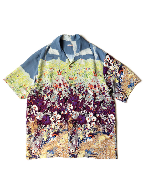 Kapital Rayon Navajoland pt Aloha shirt (short sleeve)