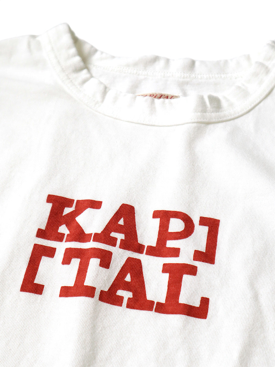 Kapital 20 T-cloth Rookie Crew Tee (bracket KAP logo pt