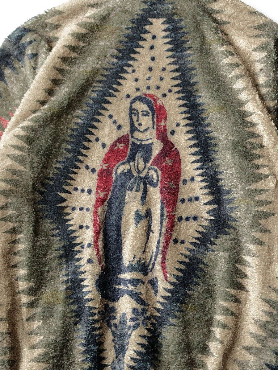 Kapital Thunder mother pattern fleece ZIP blouson Mary Sweater