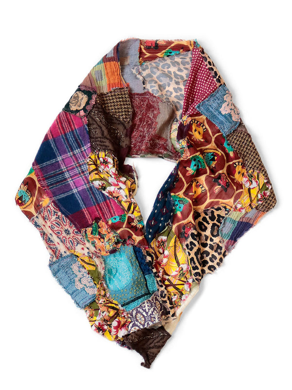 Kapital Country Handcrafted Patchwork ECO Scarf muffler
