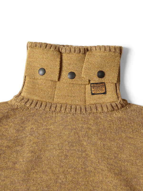 Kapital 8G Cotton Wool Nickel 3 High-Neck Sweater
