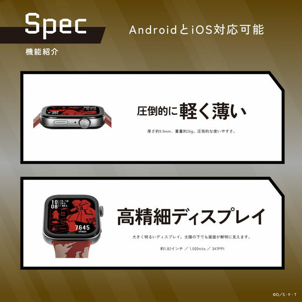 Garrack One Piece Luffy Smartwatch– HUC-OP-FT3-L