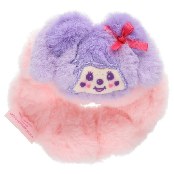 Shinako x Monchhichi Plush Hair Scrunchie Mascot Style (Monchhichi)