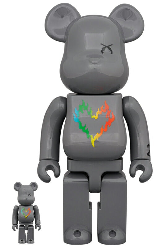 BE@RBRICK roarguns 20th Anniversary 100％ & 400％ medicom bearbrick