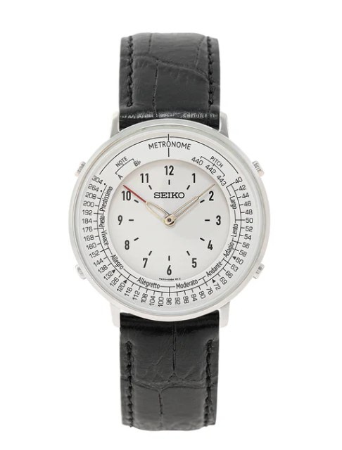 Seiko Metronome Limited Standard Line SMW006AP Monotone Classic Band Watch