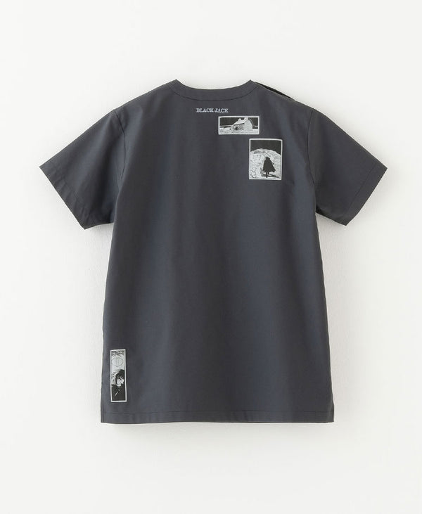 Scrub Canvas Club × BLACK JACK Unisex Scrub Top R77 [Pre-order]