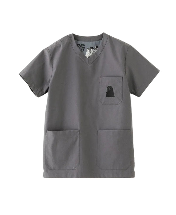 Scrub Canvas Club × BLACK JACK Unisex Scrub Top R77 [Pre-order]