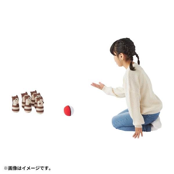 Pokemon Oshawott Rolling Poké Ball Catch Game Plush Toy Set