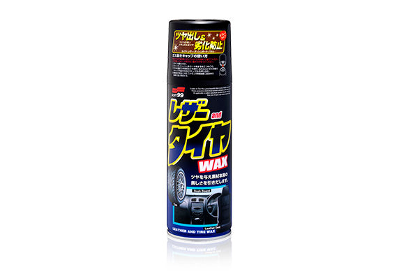 Soft99 Leather & Tire Wax Spray