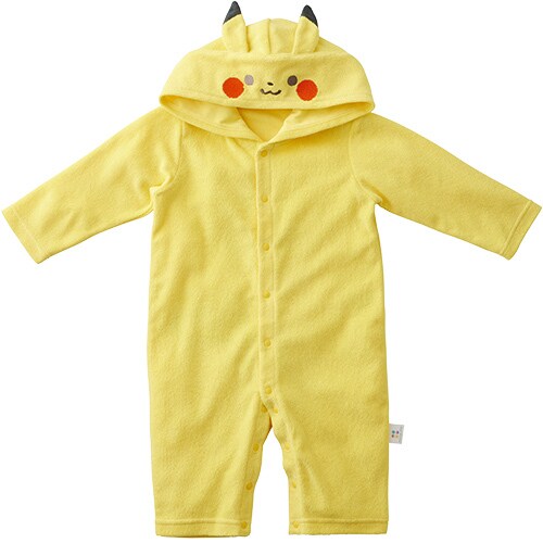 Monpoke Pikachu Hooded Coverall & Drawstring Bag Gift Set