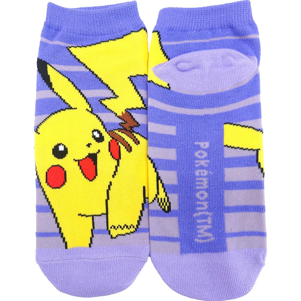 Pokemon Pikachu Border Crew Socks