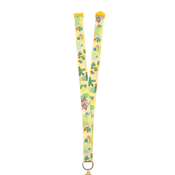 Pokemon ID Card Holder with Lanyard – Floral Design Collection
