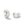 Load image into Gallery viewer, Annika Inez Rolling Stone Earrings Sterling Silver
