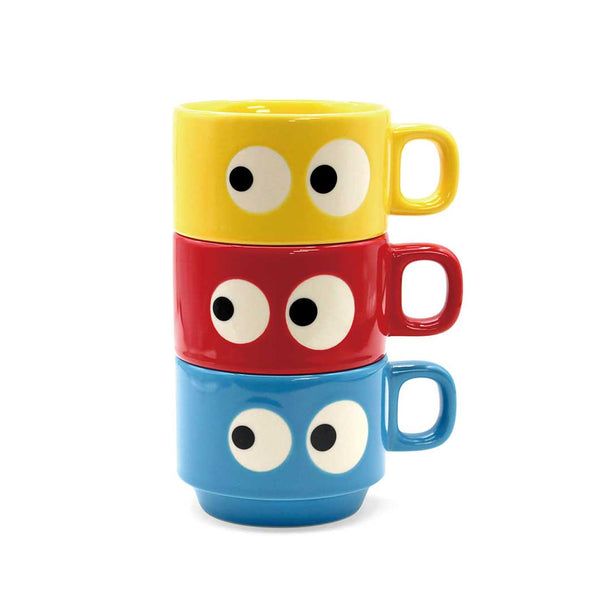 Kyoro Kyoro Stacking Mug Set of 3
