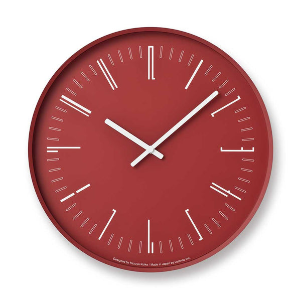 Kazuya Koike Draw Wall Clock Red