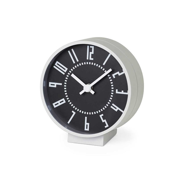 Takenobu Igarashi Eki Black Desk Clock