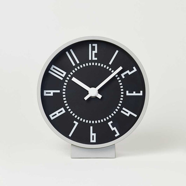 Takenobu Igarashi Eki Black Desk Clock